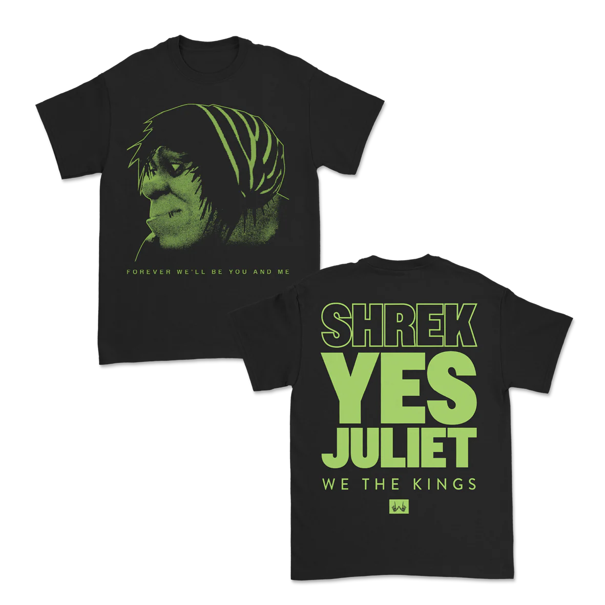 SHREK YES JULIET BLACK TEE