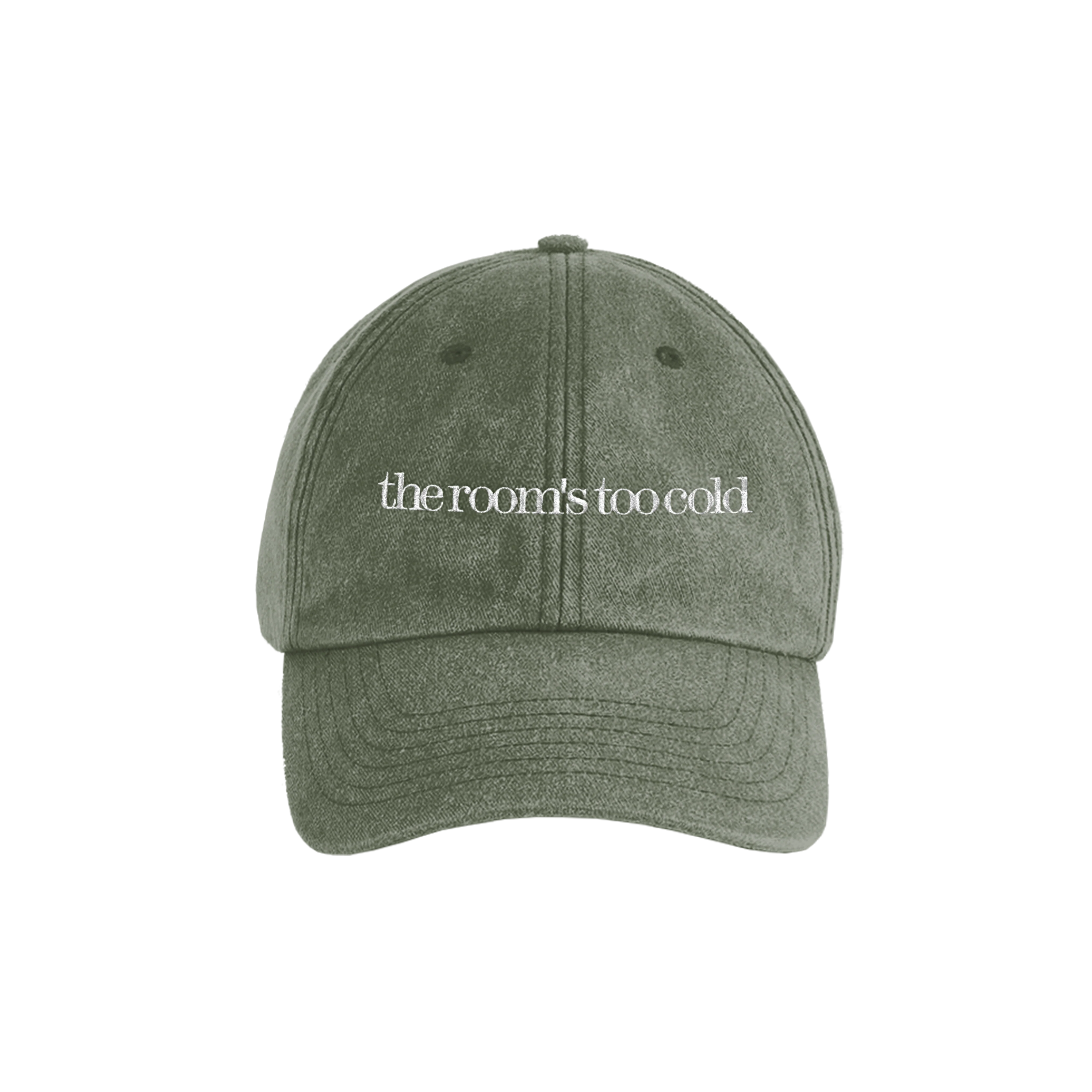 THE ROOM'S TOO COLD VINTAGE OLIVE HAT